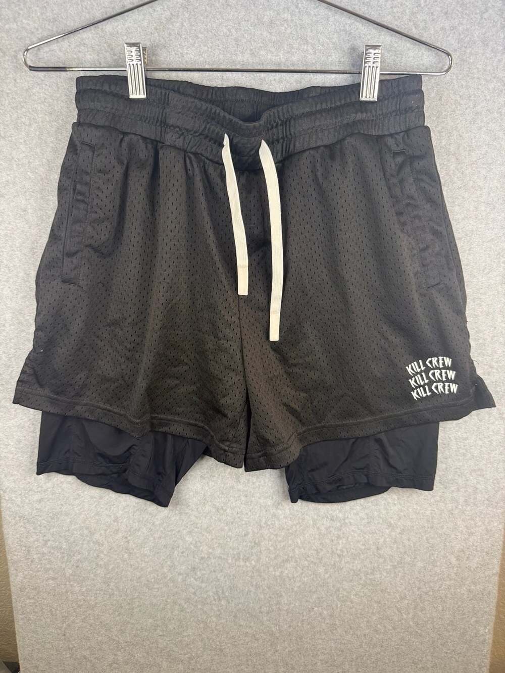 Kill Crew Apparel Training Short with Liner Black Size L